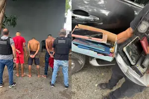 Denarc prende membros da facção criminosa PCC na zona Leste de Teresina (Foto: Reprodução)