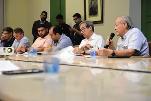 Silvio Mendes discute Plano de Arborização Urbana para resgatar título de Cidade Verde (Foto: Ascom/Prefeitura de Teresina)