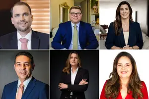 Acima, Mário Basílio, Leonardo Airton, Gisela Freitas. Abaixo, Sigifroi Moreno, Ívilla Araújo e Cristiane Martins. (Foto: Foto montagem)