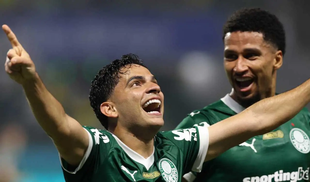 Bruno Rodrigues faz o seu primeiro gol com com a camisa do Palmeiras