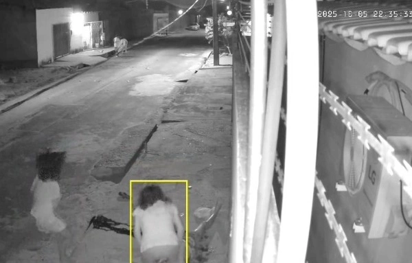 Câmeras de segurança flagram mulher matando irmão