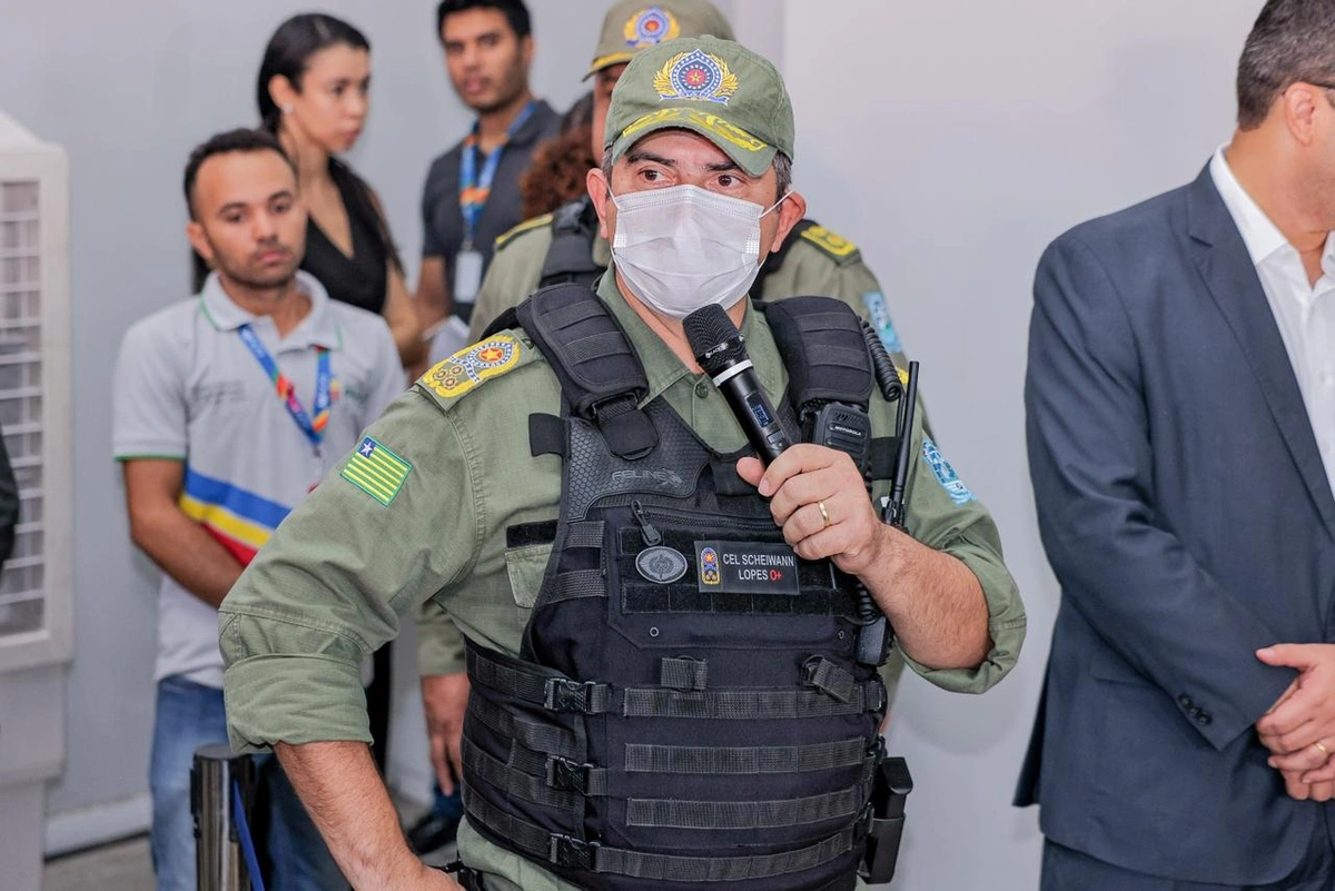 Comandante Geral da PM-PI coronel Sheiwann Lopes