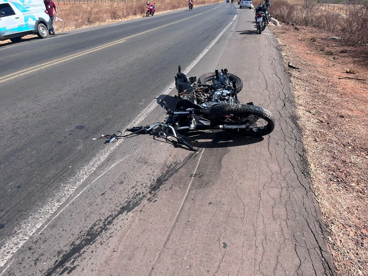 grave acidente na BR-135, na zona rural do município de Monte Alegre do Piauí