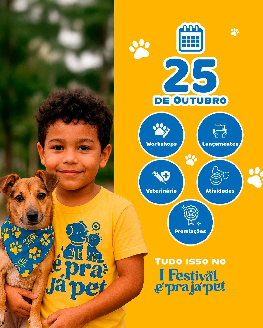 I Festival é pra já pet