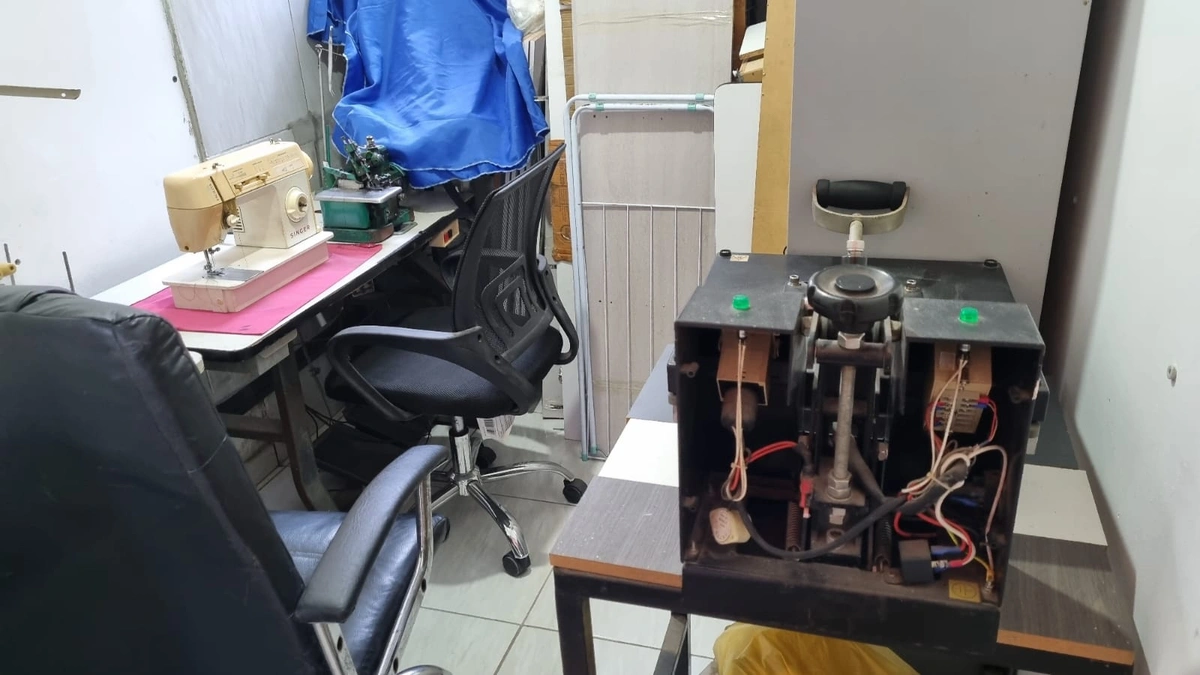 Local de trabalho de dona Maria de Deus