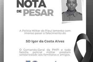 Nota de pesar (Foto: Reprodução)