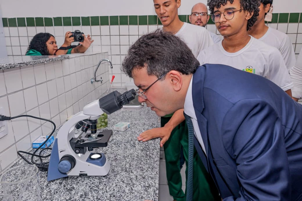 Nova estrutura do Centro Estadual de Tempo Integral (Ceti) Lucas Meireles Alves, no Assentamento 17 de Abril