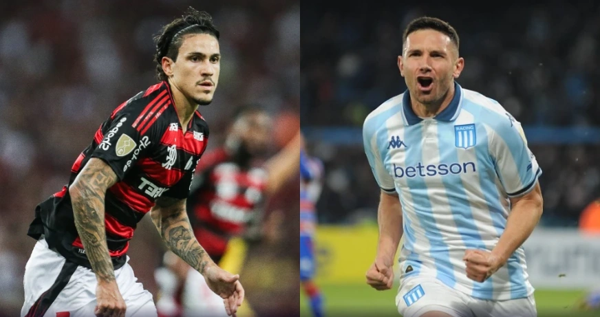 Pedro e Martinez são as esperanças de gols para Flamengo e Racing
