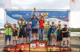 Pódio em edição do rally do companheirismo, realizado pelo Rotary Clube Teresina Piçarra (Foto: Ascom/Rotary Club Teeresina Piçarra)