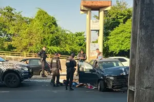 Preso na Avenida Maranhão (Foto: Redes Sociais)