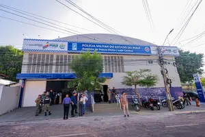 Reinauguração do Batalhão do centro de Teresina (Foto: Gabriel Paulino)