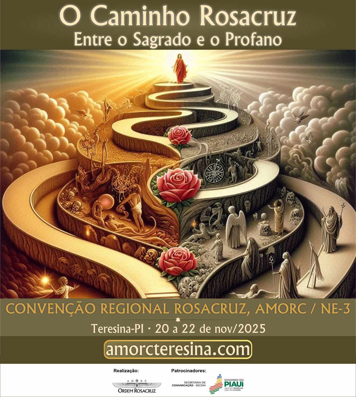 Teresina sedia Convenção Regional Rosacruz 2025 com tema sobre sagrado e profano