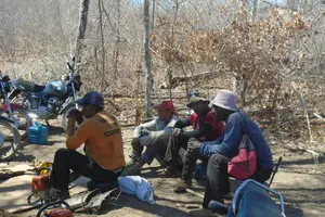 Trabalhadores resgatados (Foto: MPT-PI)
