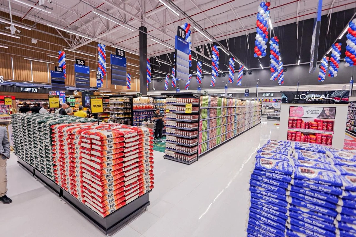 Um dos espaços no novo Mateus da Avenida João XXIII