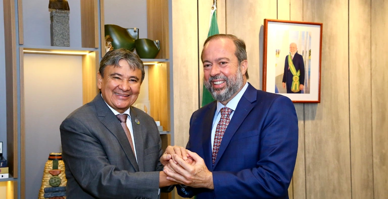 Wellington Dias e Alexandre Silveira