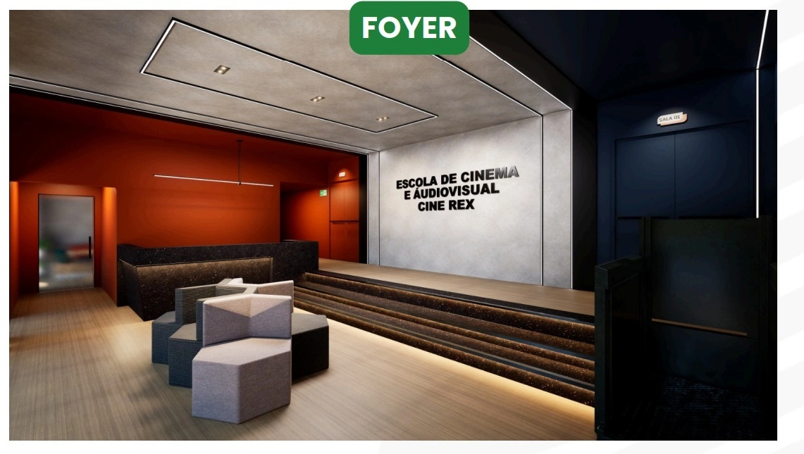 Anúncio oficial da revitalização do CINE REX como escola de áudio visual e produção