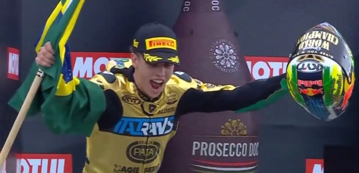 Diogo Moreira é o primeiro brasileiro campeão no Mundial de Motovelocidade
