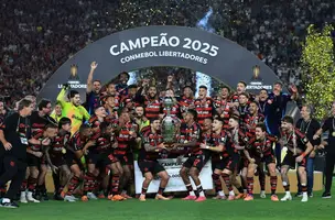 Flamengo campeão da Libertadores da América 2025 em Lima-Pe (Foto: imagem de reprodução)