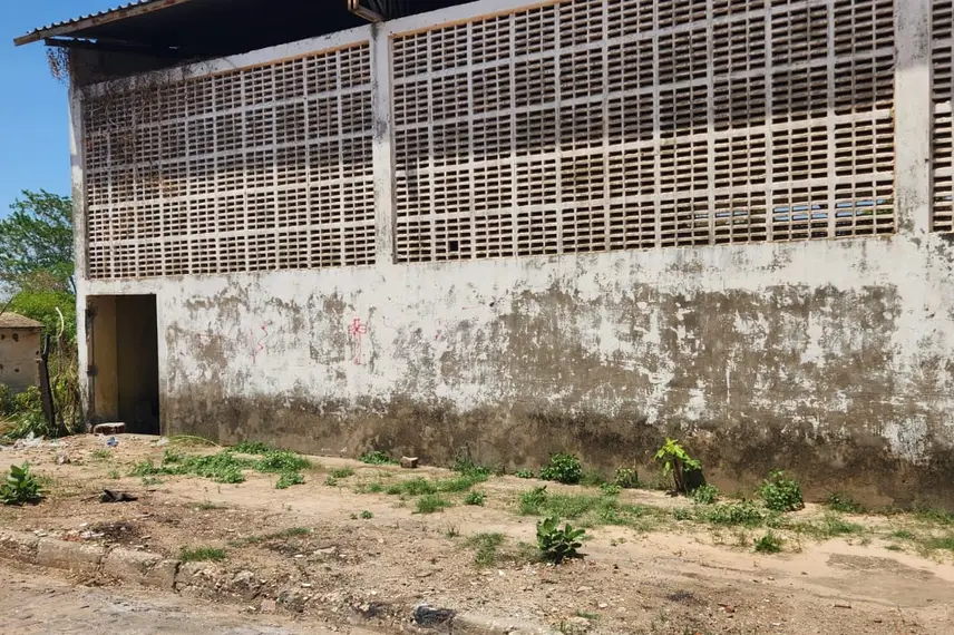Ginásio abandonado da Vila da Guia zona sudeste de Teresina