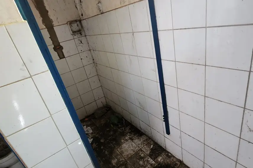 Ginásio abandonado da Vila da Guia zona sudeste de Teresina