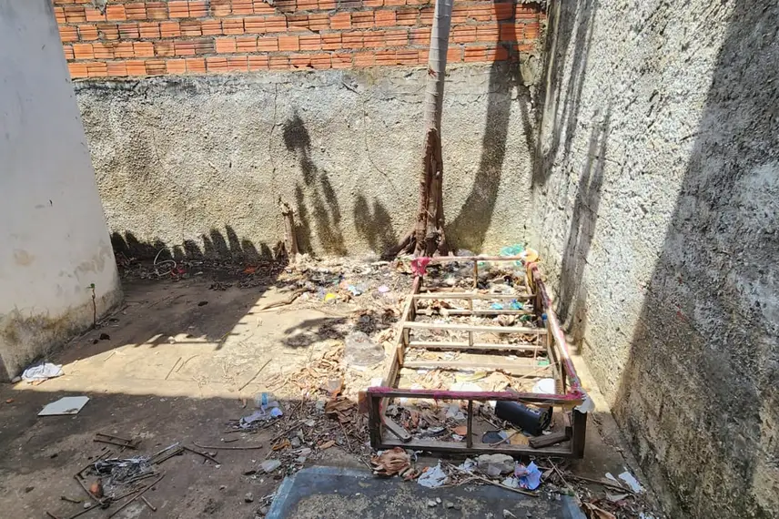 Ginásio abandonado da Vila da Guia zona sudeste de Teresina