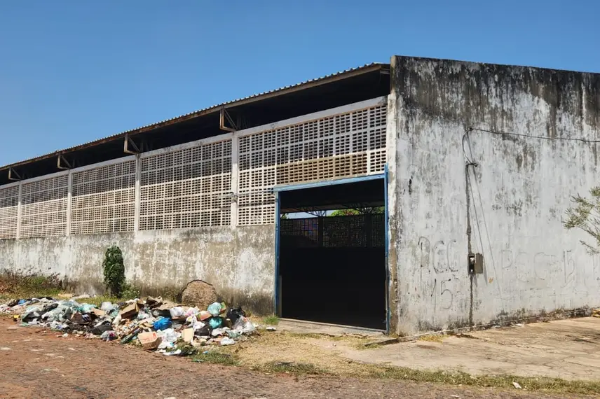 Ginásio abandonado da Vila da Guia zona sudeste de Teresina