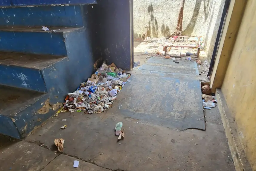 Ginásio abandonado da Vila da Guia zona sudeste de Teresina