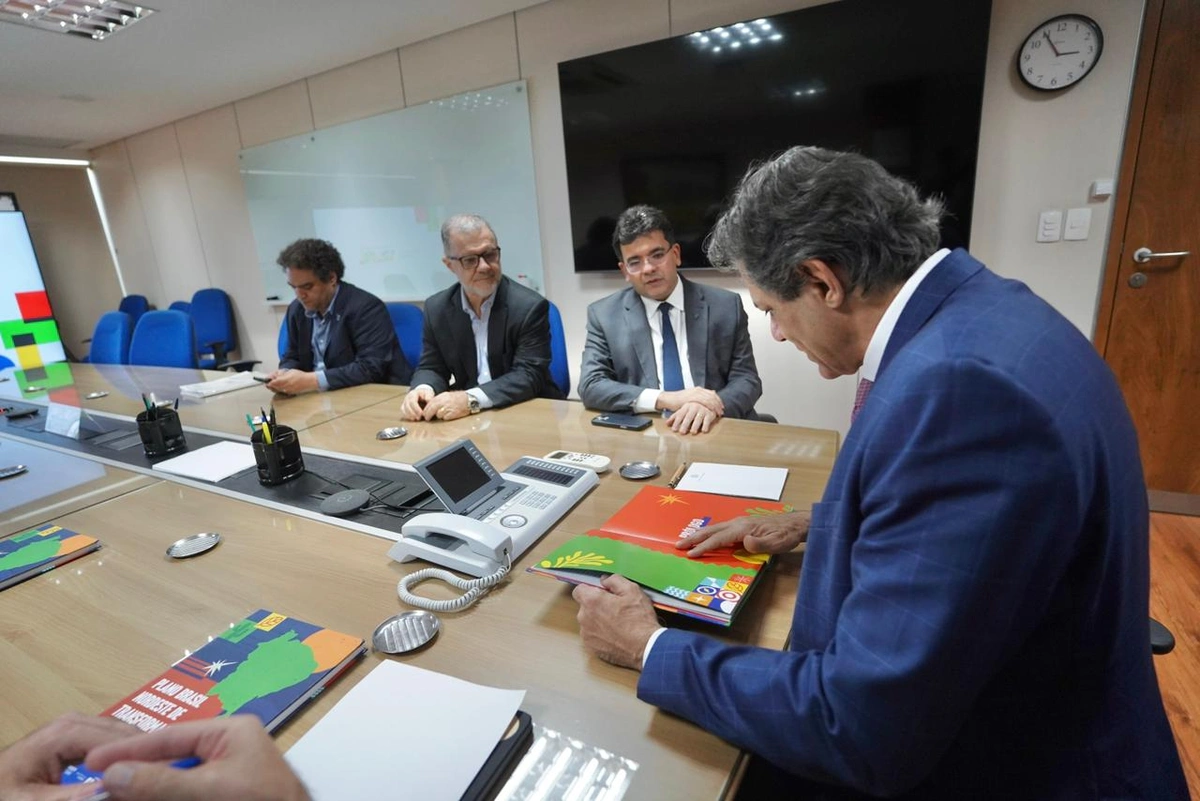 Governador apresenta ao ministro Fernando Haddad o Plano Brasil Nordeste de Transformação Ecológica