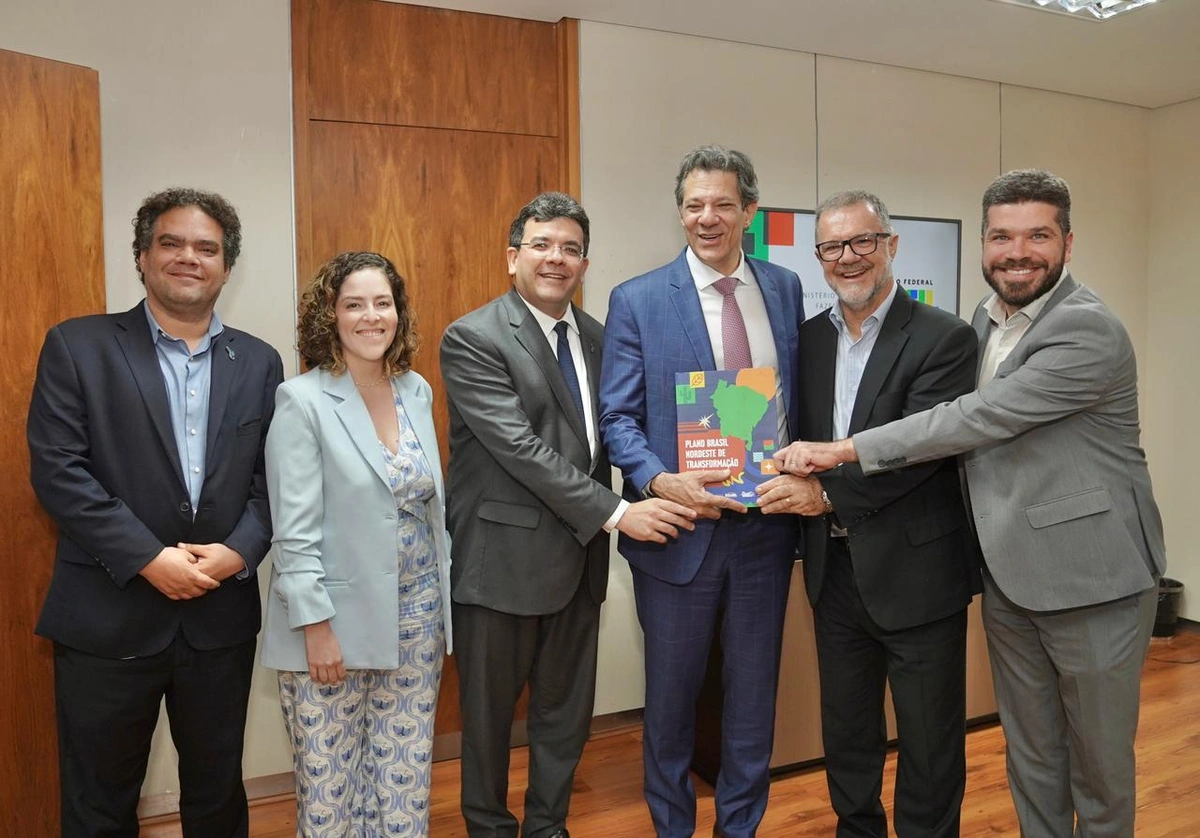 Governador apresenta ao ministro Fernando Haddad o Plano Brasil Nordeste de Transformação Ecológica