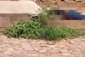 Homem morto a tiros no povoado Soinho (Foto: Reprodução)