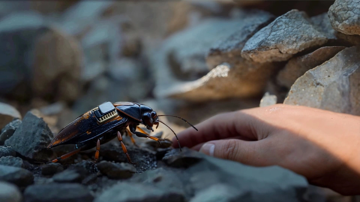 Insetos equipados com microchips e sensores mapeiam ambientes extremos, mas avanço levanta debates éticos e de segurança