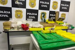 Laboratório de drogas que funcionava na zona Sul de Teresina (Foto: Reprodução)