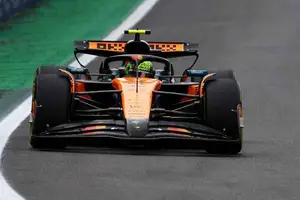 Lando Norris venceu o GP de São Paulo da Fórmula1, no circuito de Interlagos (Foto: imagem de reprodução)