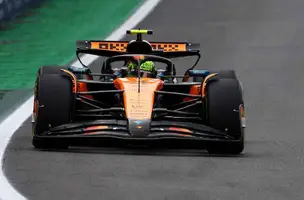 Lando Norris venceu o GP de São Paulo da Fórmula1, no circuito de Interlagos (Foto: imagem de reprodução)