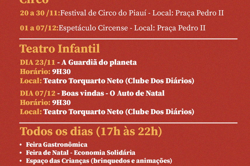 Natal de Sonho e Luz 2025