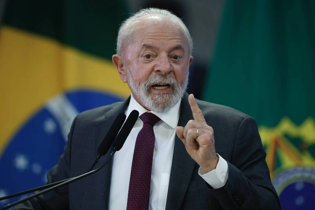 O presidente da República, Luiz Inácio Lula da Silva, durante evento no Palácio do Planalto