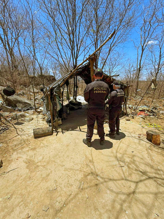 Polícia Federal no resgate de trabalhadores
