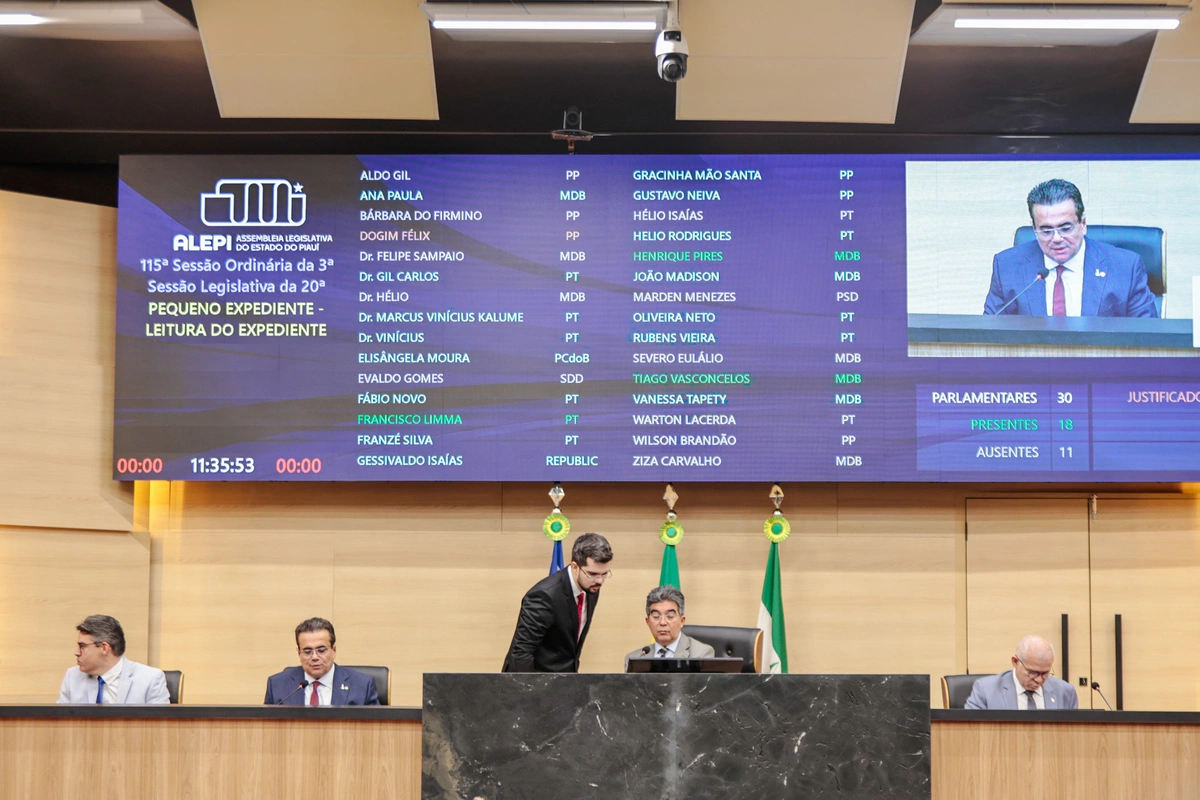 Sessão Plenário da ALEPI