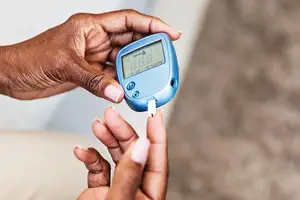 Teste rápido de glicemia (Foto: Reprodução)