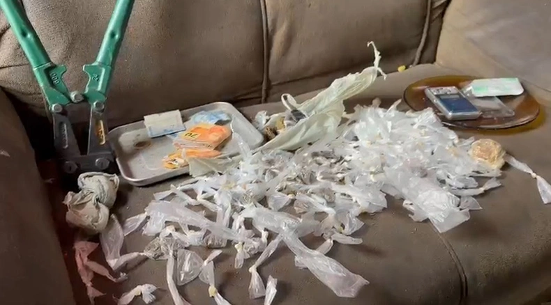 Apreensão em boca de fumo em Água Branca