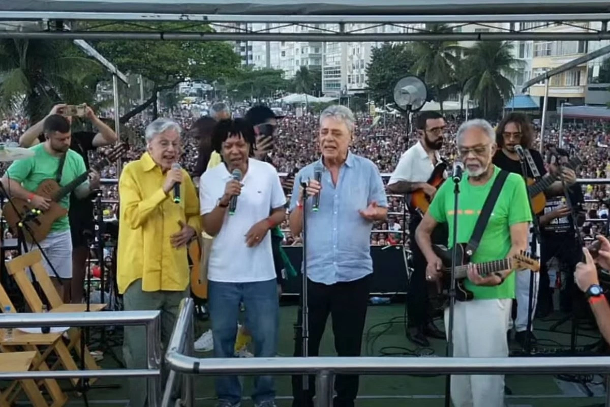 Caetano, Djavan, Chico Buarque e Gilberto Gil