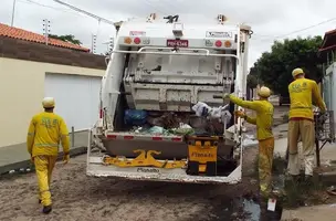 Caminhão do lixo em Teresina (Foto: Reprodução)