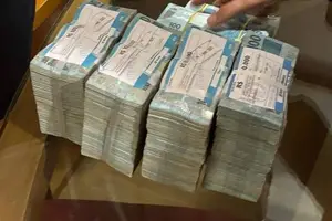 Dinheiro apreendido na casa do deputado Sóstenes Cavalcante (PL-RJ), alvo de operação da PF (Foto: Polícia Federal)