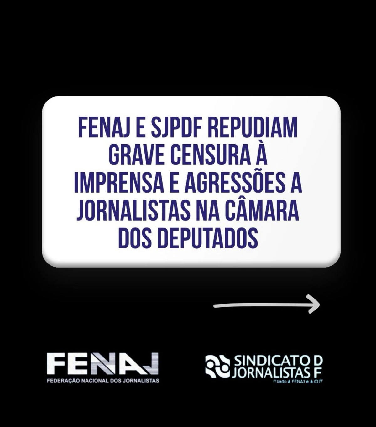 FENAJ denuncia censura e agressões a jornalistas durante crise no plenário da Câmara dos Deputados