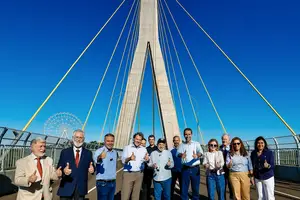 Presidente da República, Luiz Inácio Lula da Silva, durante visita e cerimônia de abertura da Ponte da Integração Brasil–Paraguai. Nova Aduana Brasil–Paraguai. Foz do Iguaçu (PR) (Foto: Ricardo Stuckert / PR)