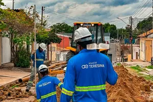 Serviço da Águas de Teresina causa interrupção temporária; normalização será retomada de forma gradual. (Foto: Aguas de Teresina)