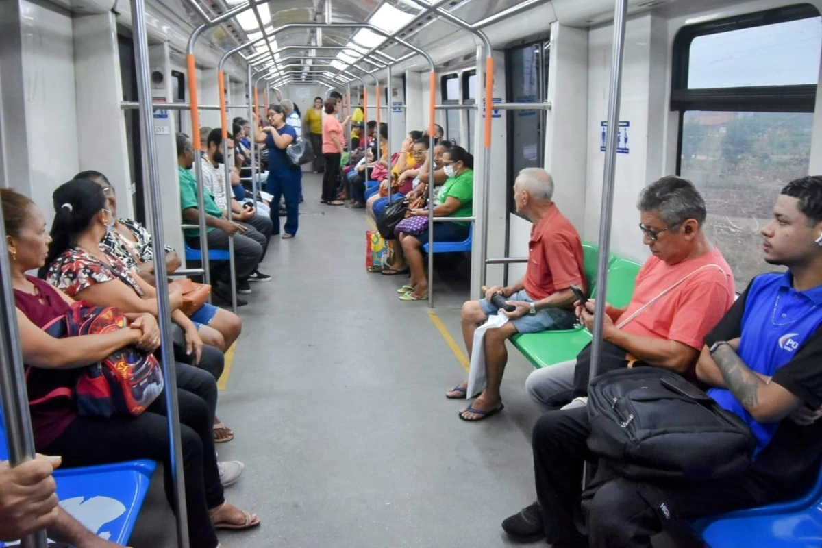 Mais de 250 mil passageiros já utilizaram o metrô com tarifa zero em Teresina