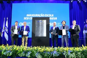 Presidente da FIEPI inaugura escola do SESI em Teresina; uma das maiores do Brasil (Foto: Reprodução)