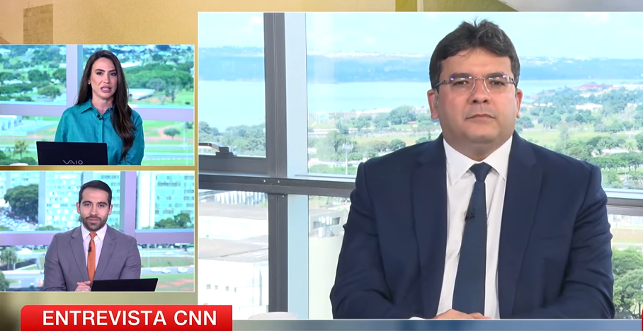 Rafael Fonteles em entrevista à CNN