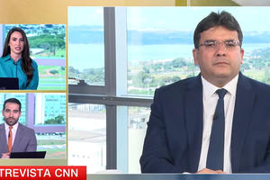Rafael Fonteles em entrevista à CNN (Foto: Reprodução)